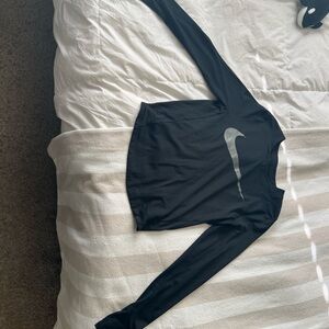 Nike Black with gold/silver metallic logo